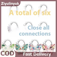 ziyulinyuk 1Pc Lovely Portable Folding Butterfly Handbag Bag Purse Table Hook Desk Pouch Holder Desk