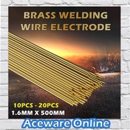 1.6MM X 500MM Brass Wire Welding Rod Electrode Soldering Stick