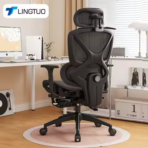Multi-functional Durable Ergonomic chair Waist support Computer chair Recumbable office chair Breath