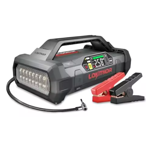 JA300 Jump Starter with Air Compressor 1500Amp 12V Portable Car Battery Booster Pack for Upto 7.0L G