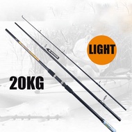 【TRAINFIS】3.3M/3.6M/3.9M 20KG Sea Fishing Rod Surf Rod Shore Casting Rod Full Carbon Fishing Rod Boa