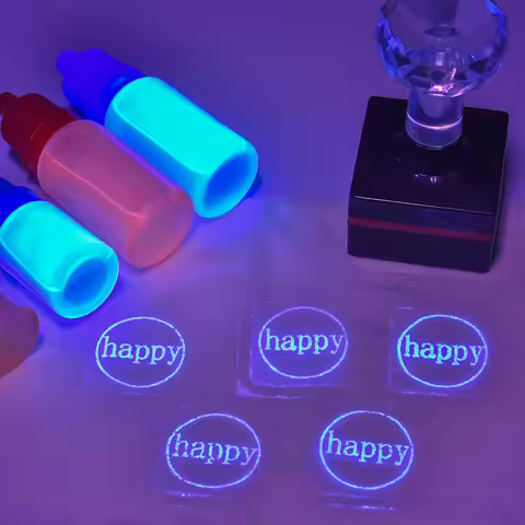 Photosensitive Flash Stamp UV Ink Invisible Anti-counterfeiting Fluorescent Special Ink For Confiden