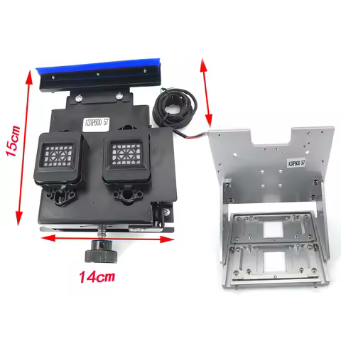 XP600 A3 DTF Upgrade Kit Double head plate dx5 dx7 5113 4720 I3200 printhead carriage bracket head h