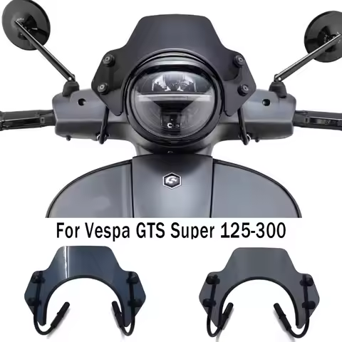 Motorcycle Flyscreen Windshield For Vespa GTS 125 GTS 250 GTS 300 Super 125-300 Accessories For Vesp