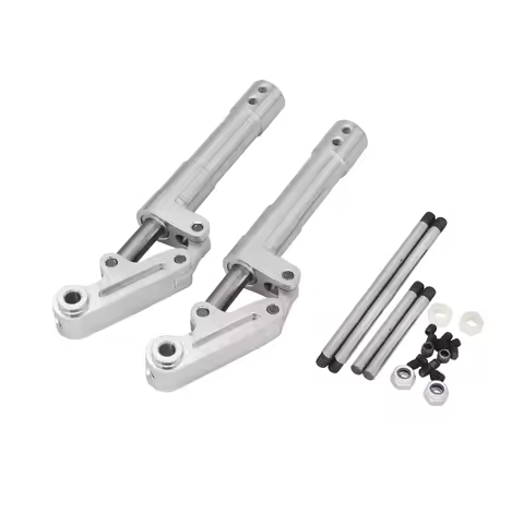 1 Pair 85mm to 185mm D4 or D5 Main Damping Kneeling Side Landing Gear for 3-6kg DIY Model EDF Jet RC