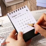 TWINKLE1 2026 Small Desk Calendar, Month Date Display English Horse Year Calendar, Kid Gift Coil Bin