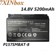 7XINbox P157SMBAT-8 14.8V 5200mAh 76.96Wh Laptop Battery For Clevo Terransforce P157S P157SM P177SM-