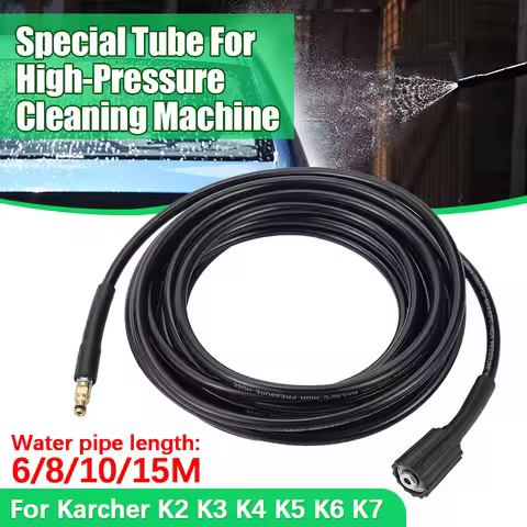 6M/8M/10M/15M Water Pipe Is Suitable For Karcher K2 K3 K4 K5 K6 K7 High Pressure Washer Hose For Kar