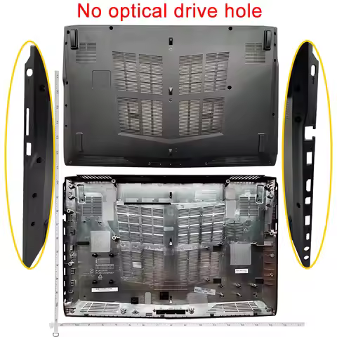 New For MSI GE62 TOP COVER Palmrest cover Upper Case 307-6J3C223-Y31 E2P-6j10216-Y31/ Bottom Base Ca