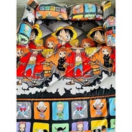 4-Layer 6-Foot Fiber Topper Mattress 8 Inches Thick Pirate Cartoon Pattern Set Of 10 Pieces