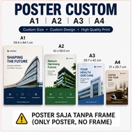 Print Poster Only A1 A2 A3 A4 Custom Aesthetic Wall Poster/
