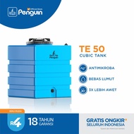 penguin toren tandon tangki air cubic tank te 50 500 liter - biru muda