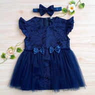 Girl's Dress / Navy Baby Dress / NAVY Color Girl's Dress Kids Dress Girl Dress