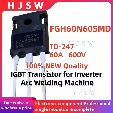 5/10/20PCS 100% NEW FGH60N60SMD FGH 60N60SMD 60N60SMD 60N60 TO-247 60A 600V IGBT Transistor for Inve