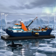 LEGO 60368 Polar Exploration Ship Acrylic Display Box Kotak Akrilik Transparent Display Case Dust Pr