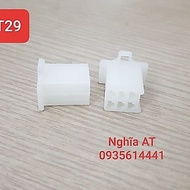 6-hole male plastic 6P 2.8 -AT29 (1 pack of 10)