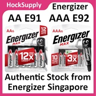 Energizer AA E91 / AAA E92 MAX Alkaline Battery 1.5V (6pcs/card)[Authentic][FAST SHIP OUT]