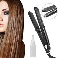 [USA]_Steam Hair Straightener, GOXMGO Flat Iron Argan Steam Styler Hair Straightener Ionic Ceramic H