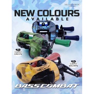 BC SEAHAWK BASS COMBAT 103HSL DRAG CLICKER HANDLE REEL Kiri