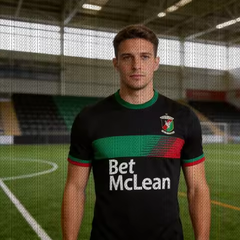 2026 Glentoran Home Football Jersey Northern Ireland Jersey Summer Sports Dry Quickly Men's T-Shirt 