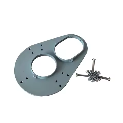 100% aluminium C band dual LNB holder/bracket for fixed 2pcs C band LNBF on c band dish