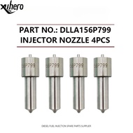4pcs Diesel Fuel Injector Nozzle Tips 093400-7990 DLLA156P799 DLLA 156 P 799 for ISUZU Elf Forward 4