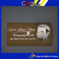 Ustaz Azhar Idrus Sticker Kereta Sticker Lori / cs031