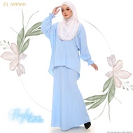 Hayfa Kurung Kaftan Baby Blue Kurung Kaftan Moden Plus Size Kurung Fishtail Baju Kurung Moden Pastel Blue Bridesmaid