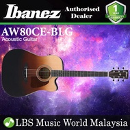 [Discontinued] Ibanez AW80CE-BLG Artwood Cutaway Dreadnought Solid Top Acoustic Guitar Brown Ale (AW