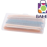 BAIHEE 525pcs Resistor Kit, 0 Ohm-1M Ohm 0.25W Resistors Assortment Kit, Electrical Resistors Set As
