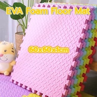 Non-Slip & Non-Toxic Baby Playmat 60x60x1CM - EVA Foam Puzzle Floor Mat