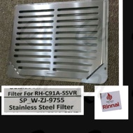 RINNAI  RH-C91A-SSVR  COOKER HOOD STAINLESS STEEL FILTER COMPLETE SET   FOR RH-C91A/