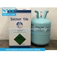 🔥CASH BACK🔥 Solchem Fresco R134 R134a 134A AIR COND PETI SEJUK KERETA Refrigerant Gas R134a 13.6kg