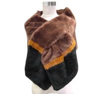 iBlues BLUE Stole Scarf fake Brown black Direct from Japan Secondhand