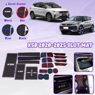 Car Proton X50 2020-2025 Slot Mat rubber Proton Interior Storage Tank X-50 Anti slip car accessories