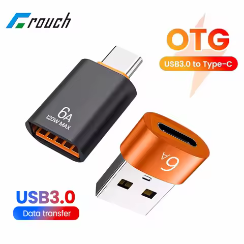 6A USB 3.0 OTG Adapter Type C Male To USB 3.0 Female Converter For Samsung Huawei Xiaomi USB C Fast 