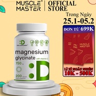 Viên Uống Magie và Vitamin C Deal Supplement Magnesium Glycinate 240 Viên