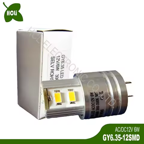 Hot Sales 6W AC/DC12V GY6 GY6.35 G6.35 G6 G5 G4 Led Bulb Interior LED Lighting Reading Light Chandel