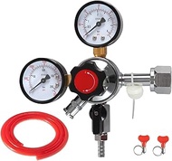 Beer Keg CO2 Regulator CGA320 -Brand LUCKEG Kegerator Regulator with Safety Pressure Relief Valve, I