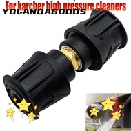 YOLA High pressure quick connector, Universal Plastic High pressure hose adapter, Quick Connection Black Water Pipe Extension Accessories Pressure washer quick adapter for Karcher