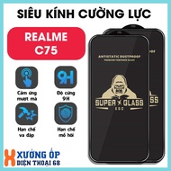 Realme C75 transparent tempered glass reduces sweat