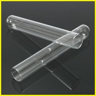 ❦ ๑ ❃ 5Pcs 75/100/150/200mm Pyrex Glass Blowing Tubes 3/4 /6/8Inch Long Thick Wall Test Tube