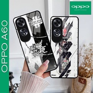 Softcase Glass [43] Abstract Oppo A60 - Oppo A60 Glass Case - Oppo A60 Shatterproof Casing