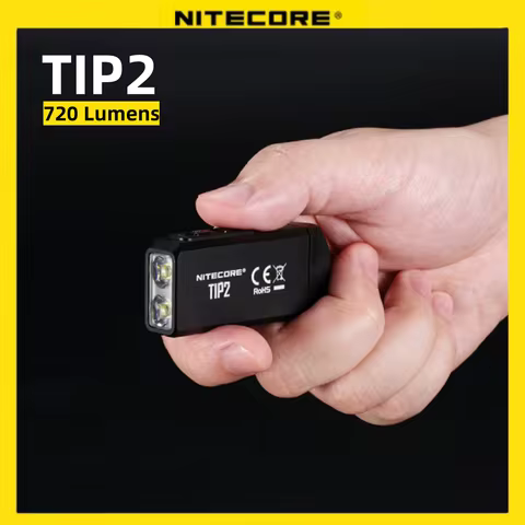 NITECORE TIP2 Keychain Flashlight Light CREE XP-G3 S3 720 lumen USB Rechargeable Keychain Flashlight