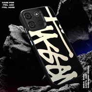 ITEL A60 Case - ITEL A60S Casing Itel Premium Matte Hard Casing - IMD Case - GRF Motif Hologram Case