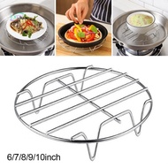 Convenient Air Fryer Accessory Single Layer Grill Rack Grid for 6 10 Inch Fryers#EXQU