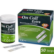 ON CALL EXTRA BLOOD GLUCOSE TEST STRIPS 50'S