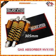 ABSORBER NVX V1/V2 SUPRIMO ABSORBER ADJUSTABLE GAS ABSORBER 305MM YAMAHA NVX155 V1 NVX155 V2 AEROX15