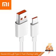 Romoss Original Xiaomi 6A Cable Fast Charging Type C 1M Cable For Poco X3 M3 Mi 11 9 Black Shark 3 Redmi Note 9 10 K30 TipoC