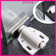 Aur Magnetic Push To Open Touch Latches Glass Door Hinge Clamp Display Cabinet Hinge